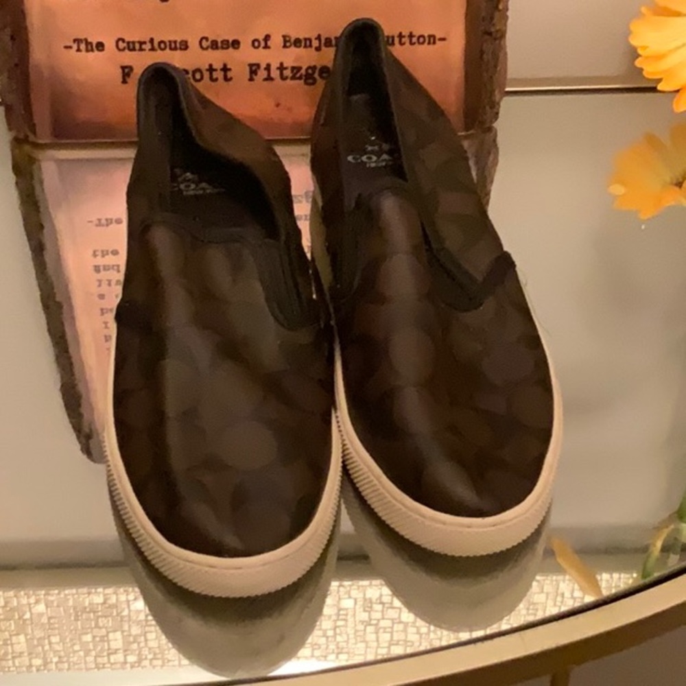 Coach slip ons